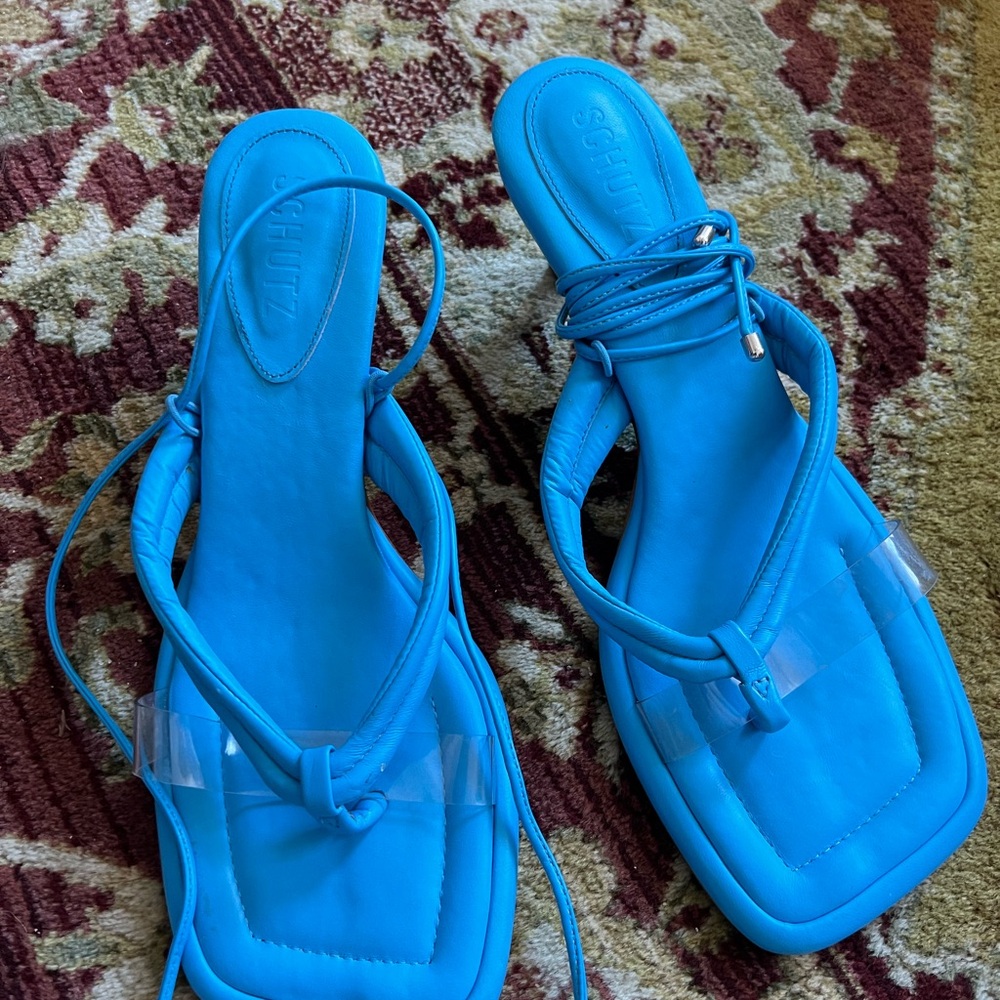 Schutz Blue Women's Sandals